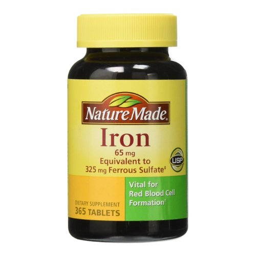 Nature Made Iron 65 mg, 365 Tablets