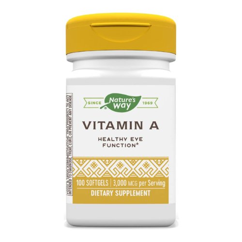 Nature's Way Vitamin A, 3,000 mcg per serving, 100 Softgels