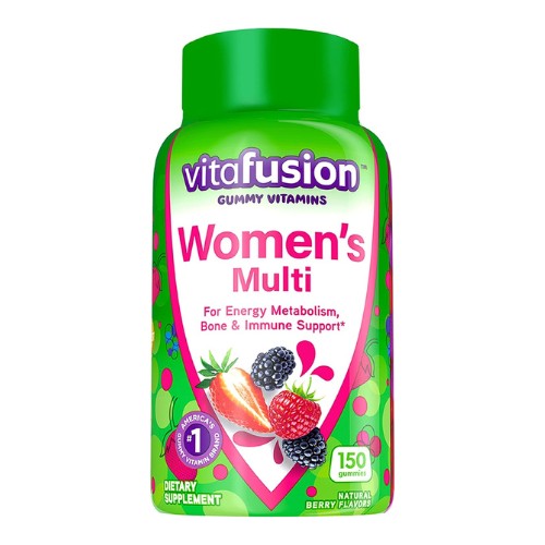 Vitafusion Womens Multivitamin Gummies, Berry Flavored Daily Vitamins for Women With Vitamins A, C, D, E, B-6 and B-12, America’s Number 1 Gummy Vitamin Brand, 75 Days Supply, 150 Count