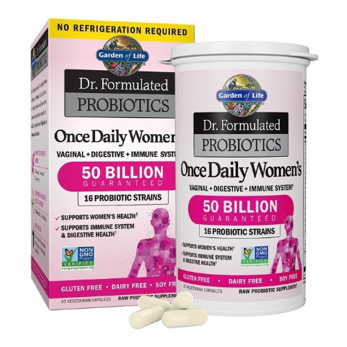 Unlock your gut's potential with Dr. Formulated Women's Probiotics Once Daily - 16 strains, 50 billion strong in just 30