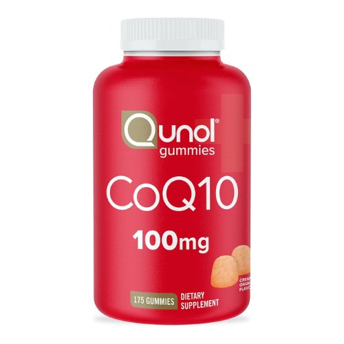 Qunol CoQ10 Gummies, CoQ10 100mg, Delicious Gummy Supplements, Coenzyme Q10 Helps Support Heart Health, Vegan, Gluten Free, Ultra High Absorption - 175 Count