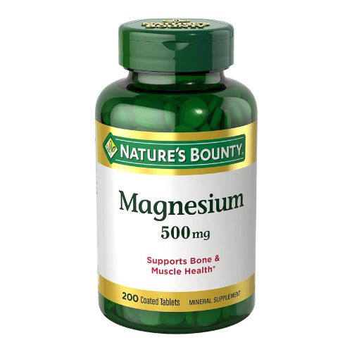 Nature's Bounty Magnesium, Bone and Muscle Health, Whole Body Support, Tablets