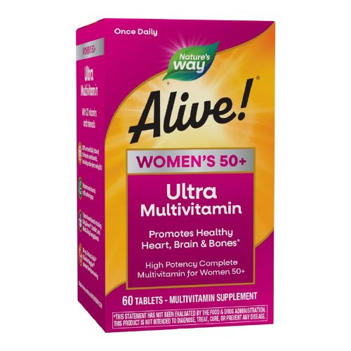 Empower your vitality with Women’s 50+ Ultra Potency Multivitamin - the ultimate blend for heart, brain, and bone health