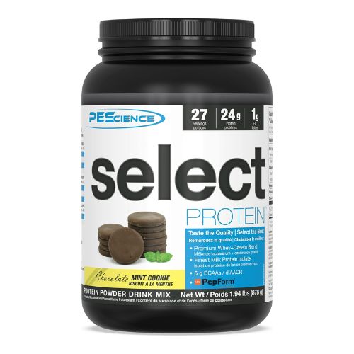 PEScience Select Low Carb Protein Powder, Chocolate Mint Cookie, 27 Serving, Keto Friendly and Gluten Free