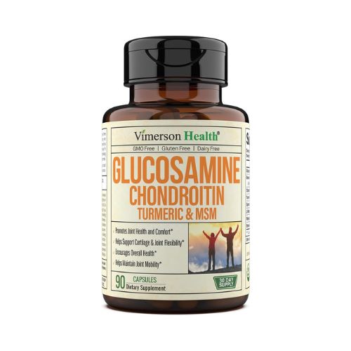 Glucosamine Chondroitin MSM Turmeric Boswellia - Joint Support Supplement. Antioxidant Properties. Helps with Inflammatory Response. Occasional Discomfort Relief for Back, Knees & Hands. 90 Capsules