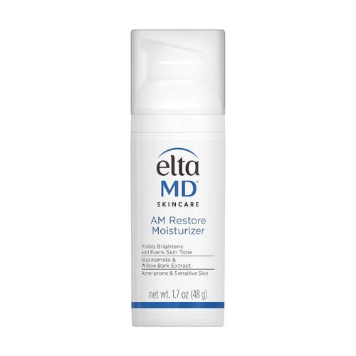 EltaMD AM Restore Facial Moisturizer Lotion, Oil Free Face Moisturizer with Hyaluronic Acid, Hydrates and Moisturizes Skin, Lightweight Formula, Safe for Sensitive Skin