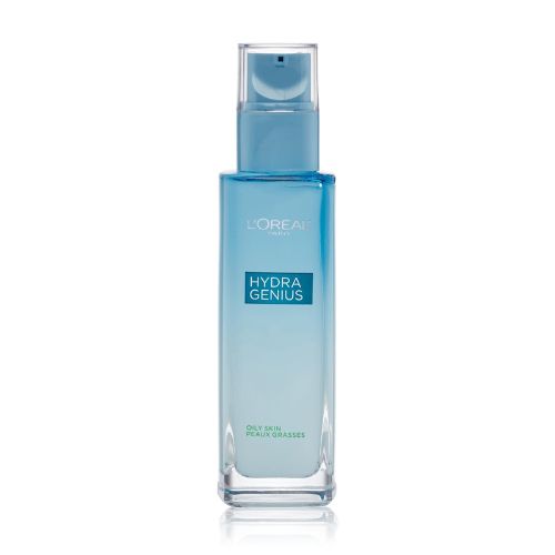 L'Oreal Paris Skincare Hydra Genius Daily Liquid Care Oil-Free Face Moisturizer for Normal to Oily Skin, Hyaluronic Acid Moisturizer for Face with Aloe Water and Hyaluronic Acid, 3.04 fl. oz.