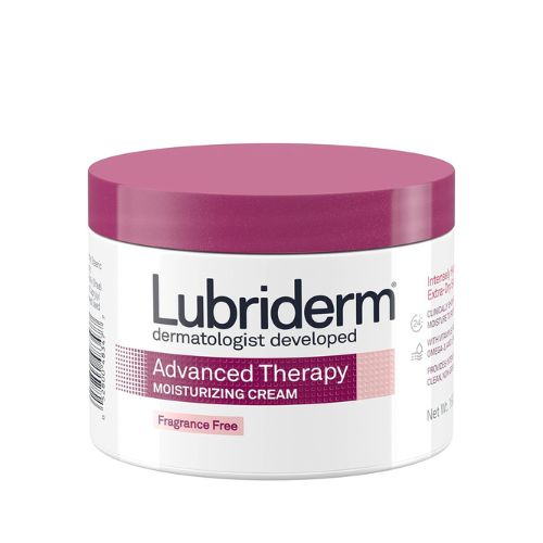 Lubriderm Advanced Therapy Fragrance-Free Moisturizing Cream with Vitamin E and Pro-Vitamin B5, Intense Hydration for Extra Dry Skin, Non-Greasy Formula, 16 fl. oz