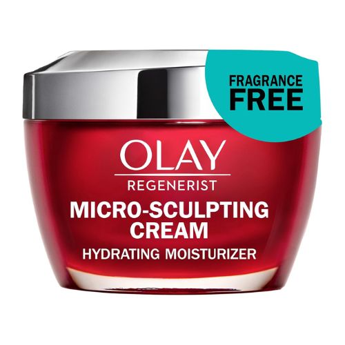 Olay Regenerist Micro-Sculpting Cream Face Moisturizer with Hyaluronic Acid & Niacinamide, Fragrance-Free, 1.7 oz