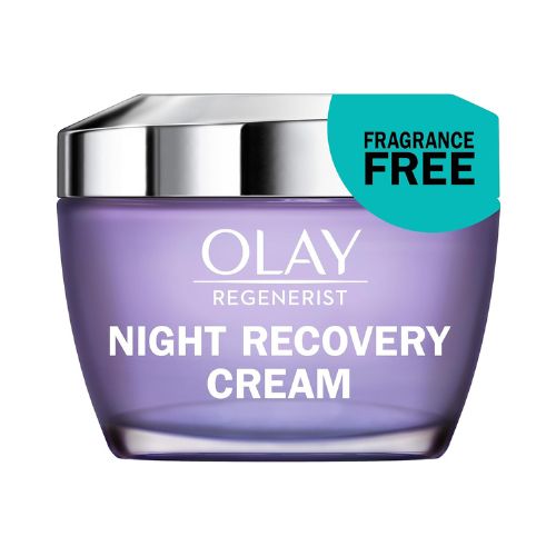 Olay Regenerist Night Recovery Cream Face Moisturizer, Fragrance Free, 1.7 oz