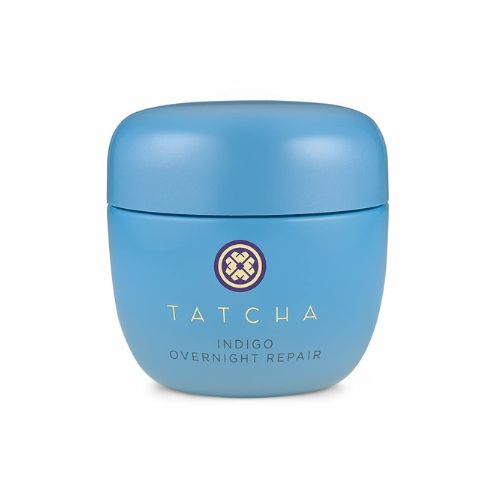 TATCHA Indigo Overnight Repair, Face Cream & Serum Treatment, Fragrance Free Night Cream, 50 ml, 1.7 oz