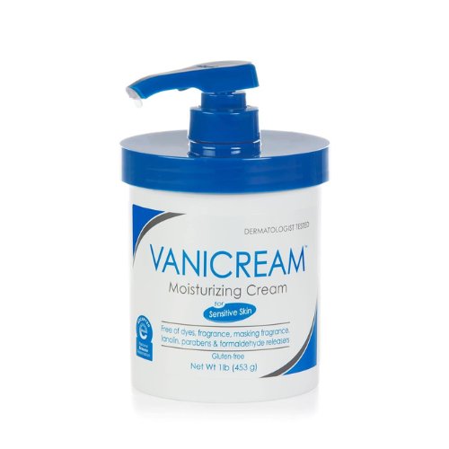 Vanicream Moisturizing Skin Cream with Pump Dispenser - 16 fl oz (1 lb) - Moisturizer Formulated Without Common Irritants for Those with Sensitive Skin