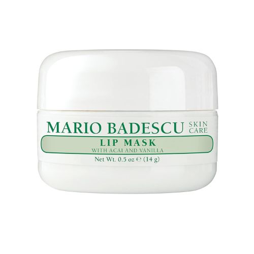 Mario Badescu Lip Mask with Acai and Vanilla for All Skin Types, Overnight Lip Treatment Enriched With Skin Softening Coconut Oil and Hydrating Shea Butter