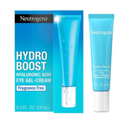 Neutrogena Hydro Boost Eye Cream, Under-Eye Moisturizer with Hyaluronic Acid, Fragrance Free and Non-Comedogenic, 0.5 Oz