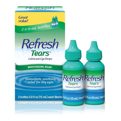 Refresh Tears Lubricant Eye Drops (0.5 Fl Oz - 2 Count) & Lastacaft Once Daily Eye Allergy Itch Relief Drops, (1 Count - 60 Day Supply)