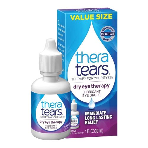 TheraTears Dry Eye Therapy Eye Drops for Dry Eyes, 1.0 Fl Oz