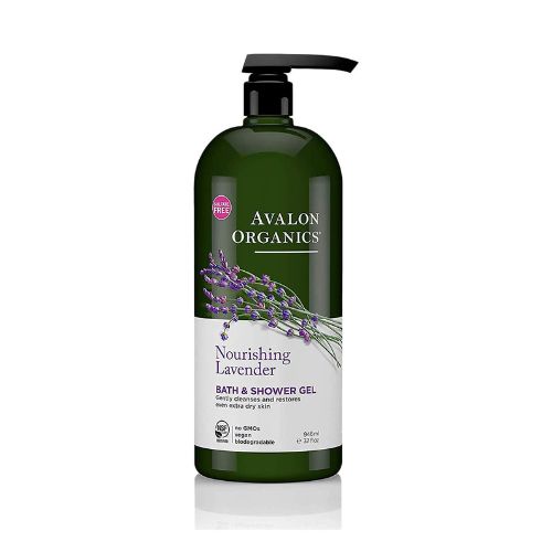 Avalon Organics Bath & Shower Gel, Nourishing Lavender, 32 Oz