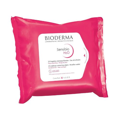 Bioderma - Makeup Remover - Sensibio H2O - Cleansing and Make-Up Removing - Skin Soothing - Makeup Wipes for Sensitive Skin