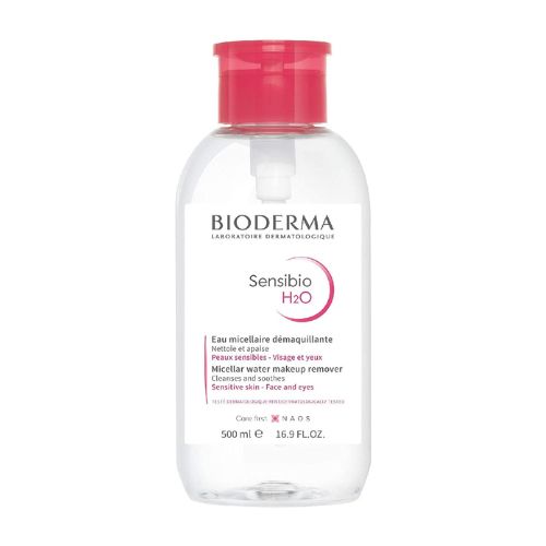 Bioderma - Sensibio - H2O Micellar Water - Makeup Remover Cleanser - Face Cleanser for Sensitive Skin