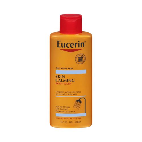 Eucerin Skin Calming Body Wash - Cleanses and Calms to Help Prevent Dry, Itchy Skin - 16.9 fl. oz. Bottle