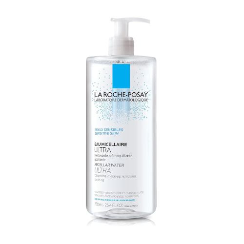 La Roche-Posay Micellar Cleansing Water for Sensitive Skin, Micellar Water Makeup Remover, Cleanses and Hydrates Skin, Gentle Face Toner, Oil Free and Alcohol Fre