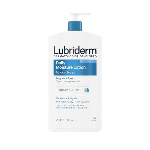 Unleash the power of fragrance-free hydration with Daily Moisture Lotion. Pro-Ceramide, Shea Butter & Glycerin for healthier, sensitive skin!