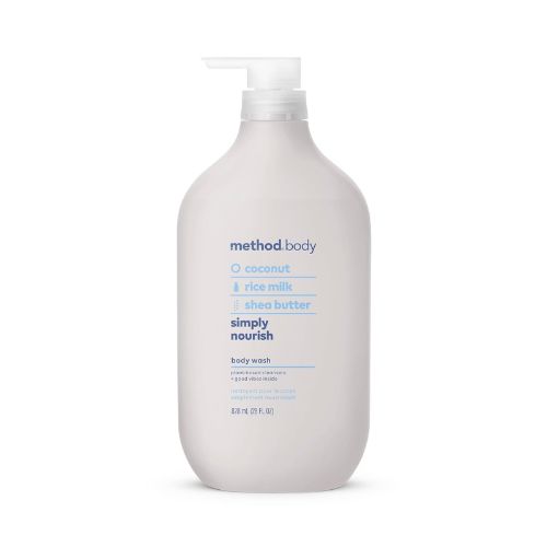 Method Body Wash, Simply Nourish, Paraben and Phthalate Free, 28 oz (Pack of 1)