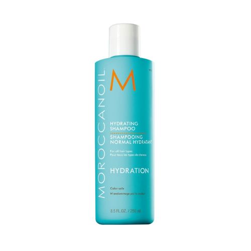 Moroccanoil Hydrating Shampoo, A rich and deeply hydrating shampoo that is gentle enough for daily use. Infused with moisture-attracting red algae, antioxidant argan oil and Vitamins A and E