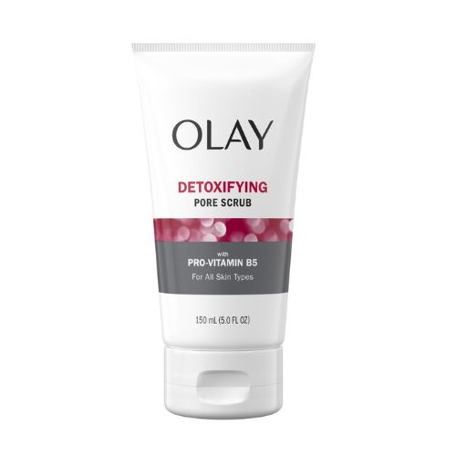 Olay Facial Cleanser Regenerist, Detoxifying Pore Scrub & Exfoliator, 5 Fl Oz (Pack of 3)