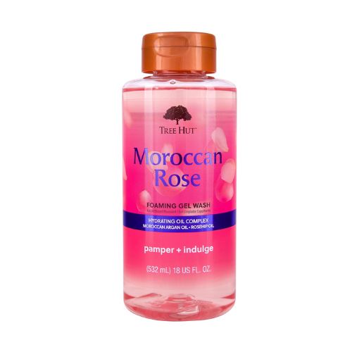 Unveil the beauty of Moroccan Rose with indulgent Foaming Gel Wash, a lavish blend of hydration and luxury.