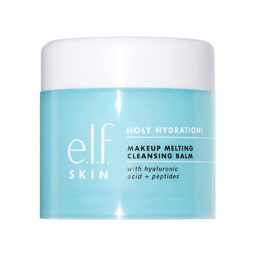 e.l.f. Holy Hydration! Makeup Melting Cleansing Balm, Face Cleanser & Makeup Remover, Infused with Hyaluronic Acid to Hydrate Skin, 2 Oz