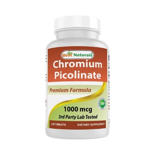 Best Naturals Chromium Picolinate 1000 mcg 120 Tablets