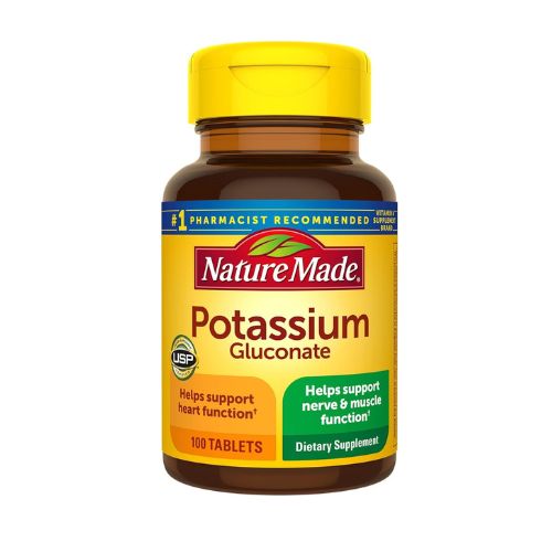 Nature Made Potassium Gluconate 550mg, 100 tablets