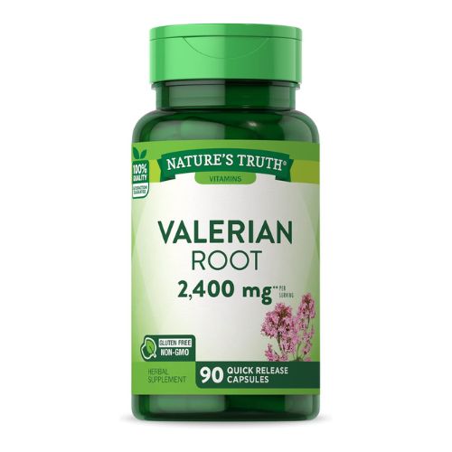 Nature's Truth Valerian Root Capsules, 2400mg, 90 Count, Non-GMO & Gluten Free Supplement