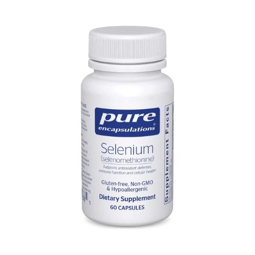 Pure Encapsulations Selenium - 200 mcg - for Healthy Cellular Function, Immune System & Antioxidant Defenses - Mineral Supplement - Vegan & Gluten Free - 60 Capsules