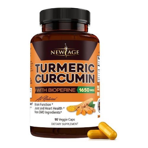 Natural Joint & Healthy Support with 95% Standardized Curcuminoids for Potency & Absorption - Non-GMO, Gluten Free 90 Count